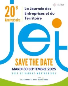 Save the Date Journée des Entreprises et du Territoire 2025 au Golf de Domont Montmorency