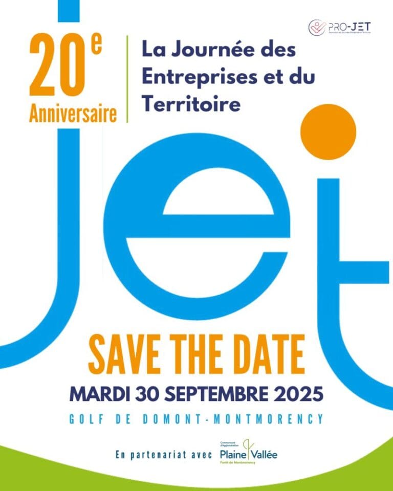Save the Date Journée des Entreprises et du Territoire 2025 au Golf de Domont Montmorency