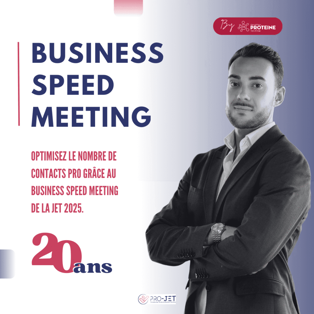 Session de réseautage dynamique au Business Speed Meeting JET