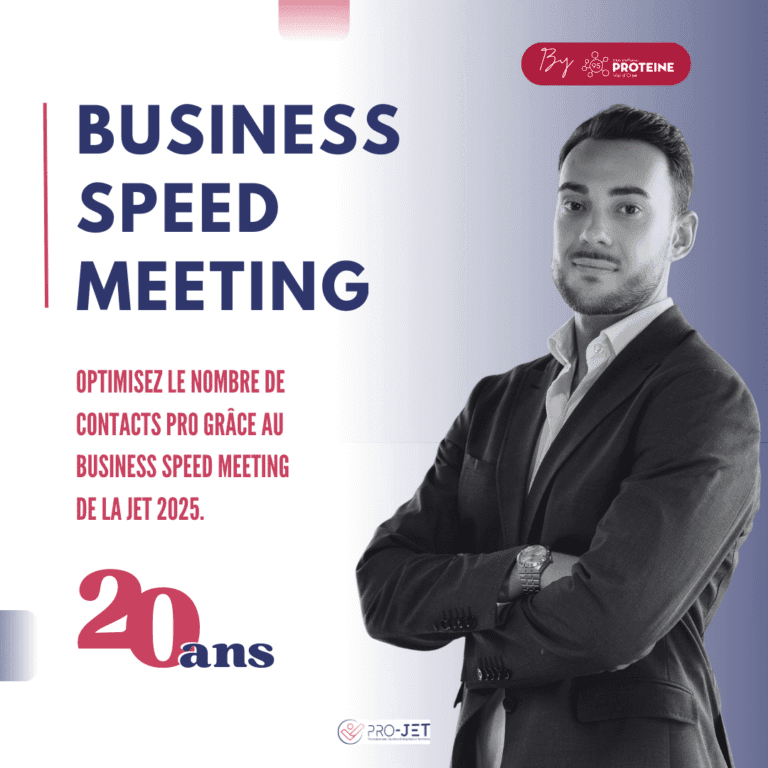 Session de réseautage dynamique au Business Speed Meeting JET