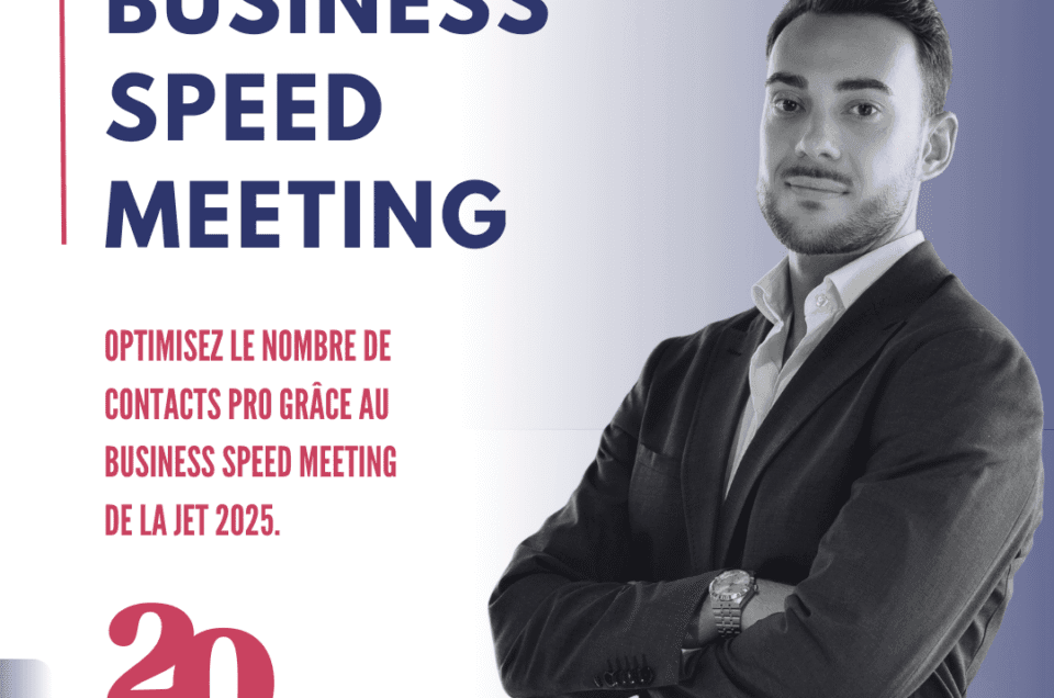 Session de réseautage dynamique au Business Speed Meeting JET